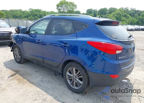 2014 Hyundai Tucson Se from USA, damaged, VIN KM8JU3AG8EU796210
